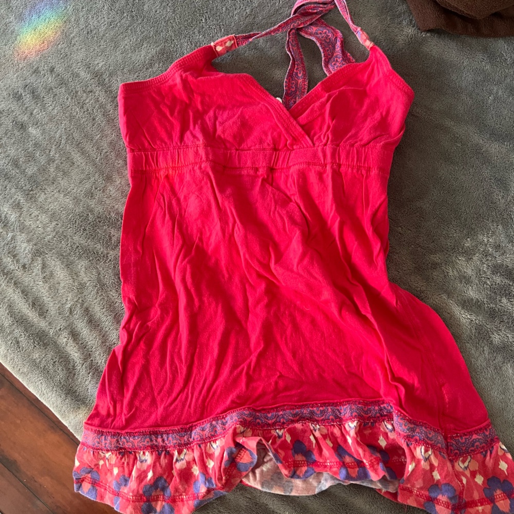 Derek Heart Red and Pink Chemise
